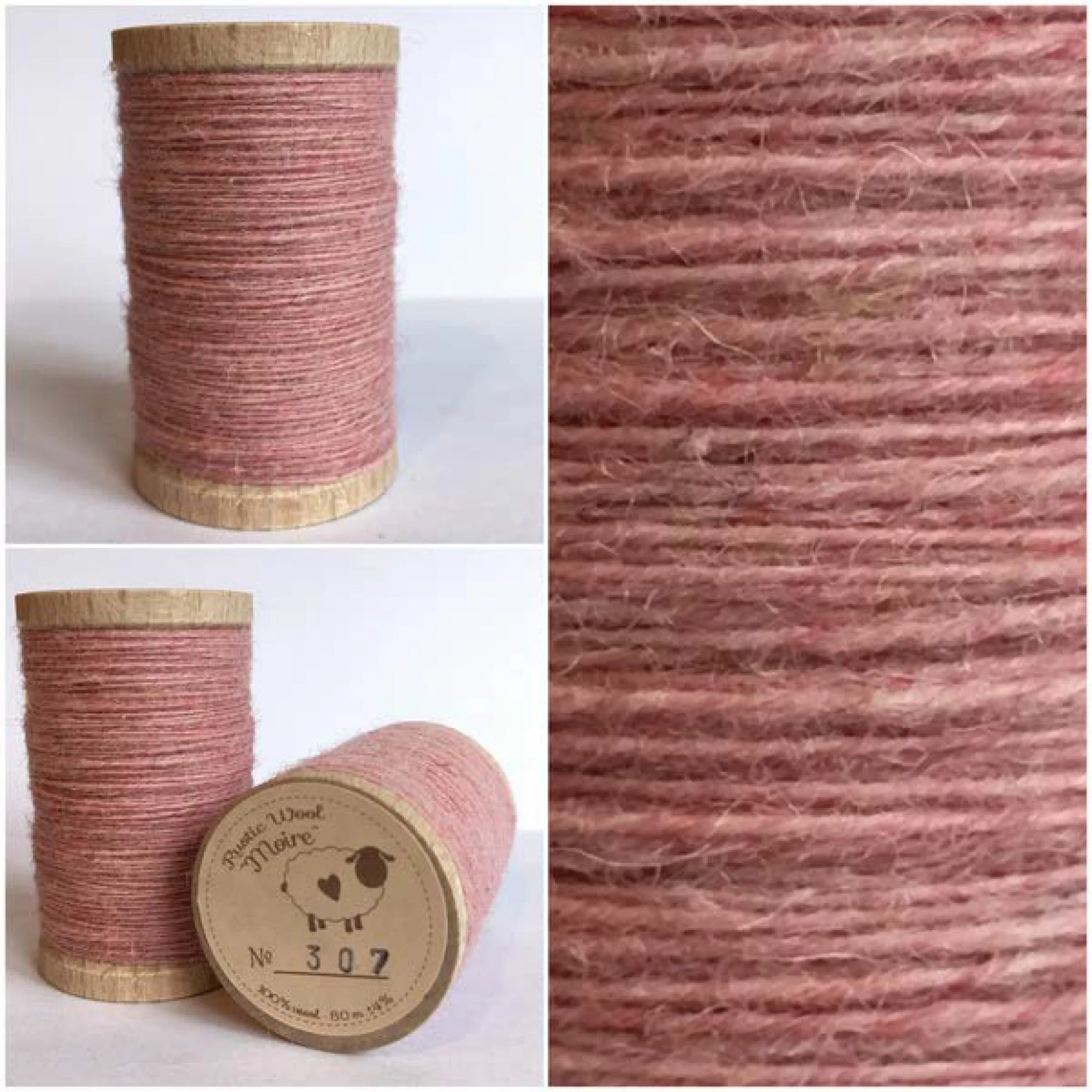 BALLERINA PINK Hand Dyed Fat QUARTER Wool for Wool Applique and Rug Hooking