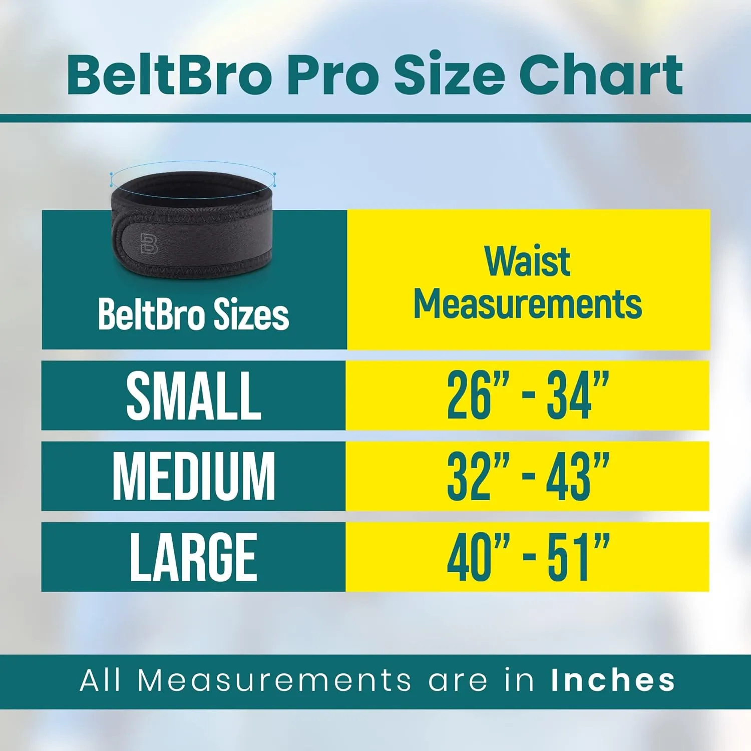 BeltBro Pro For Men  Next Generation BeltPro Buckle-Free Elastic Belt With Ultra-Soft Edge Padding - Fits 1.5 IN Belt Loops