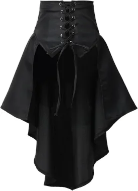 COSDREAMER Steampunk Women's Skirts Waist Belt for Women Ruffles Pirate Corset Costumes