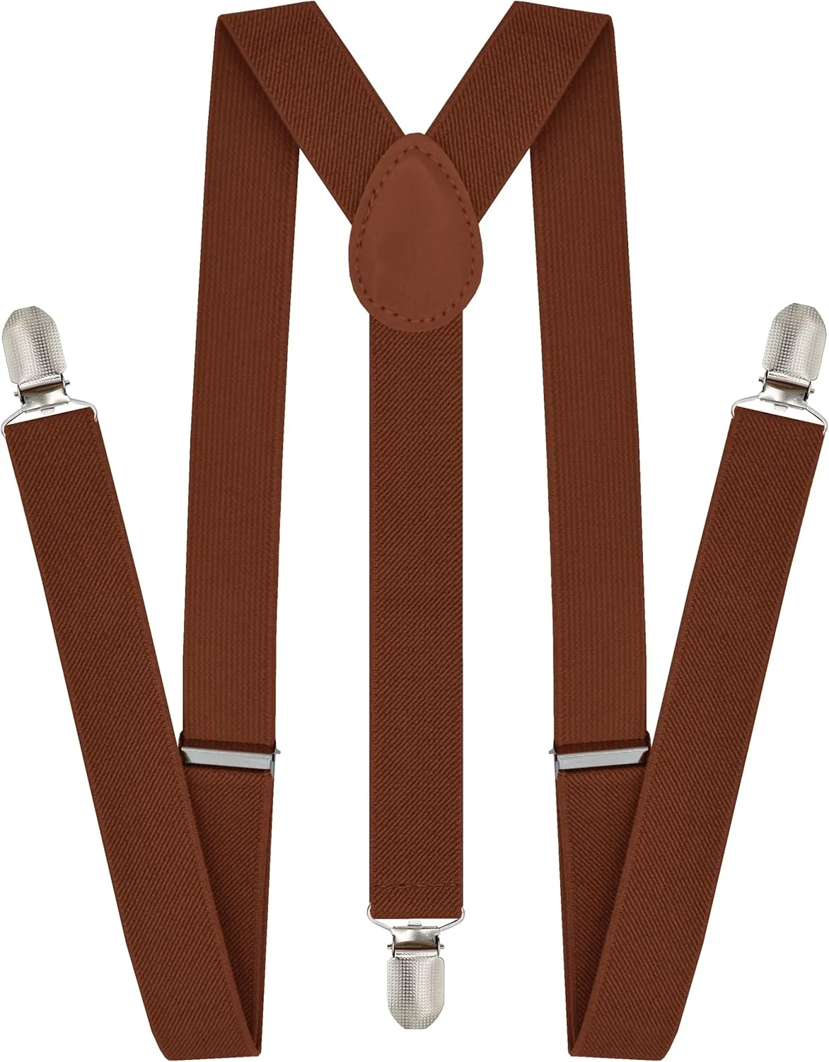 Dibi Mens Suspender with 3 Strong Clips Adjustable Braces
