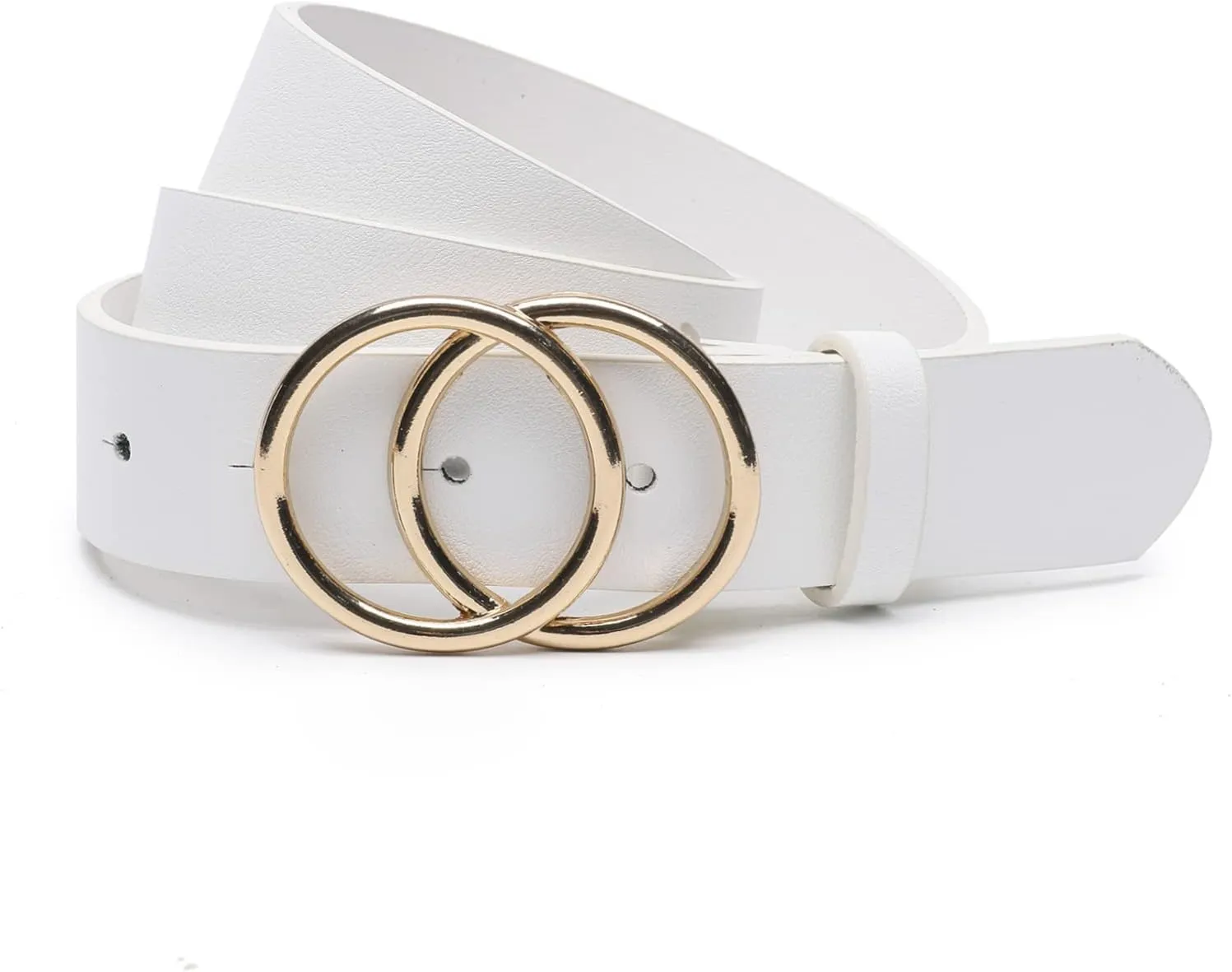Earnda Women's Leather Belt Fashion Soft Faux Leather Waist Belts For Jeans Dress