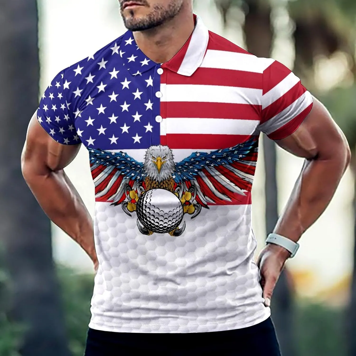 Golf Shirts for Men,Dry Fit Athletic Short Sleeve Polo Shirts,Performance 4 Way Stretch Golf Polos with UPF 50