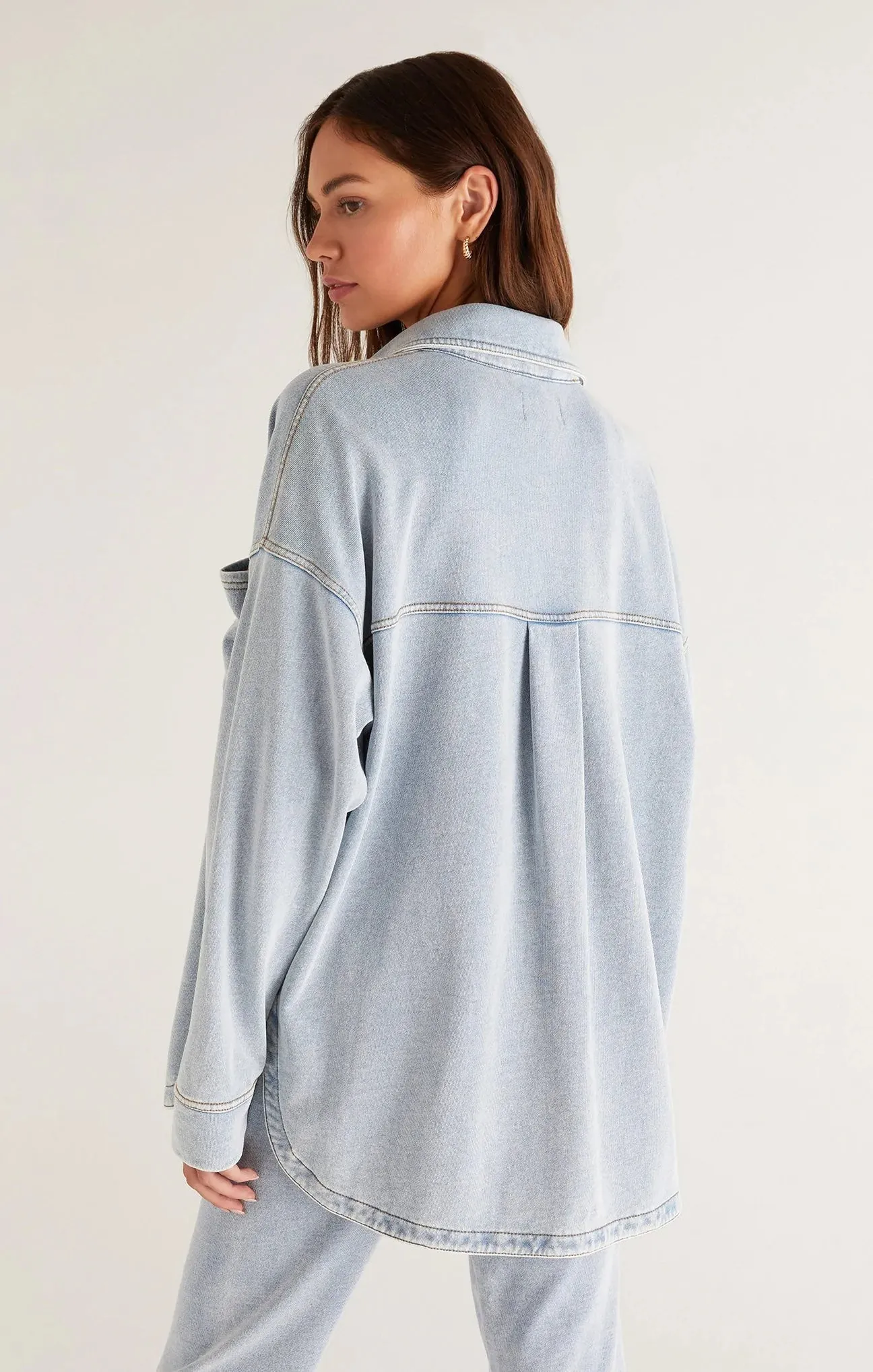 Z SUPPLY - ALL DAY KNIT DENIM JACKET